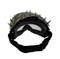 Spiked Metallic Steampunk Padded Motorcycle Goggles Adult Costume Mask